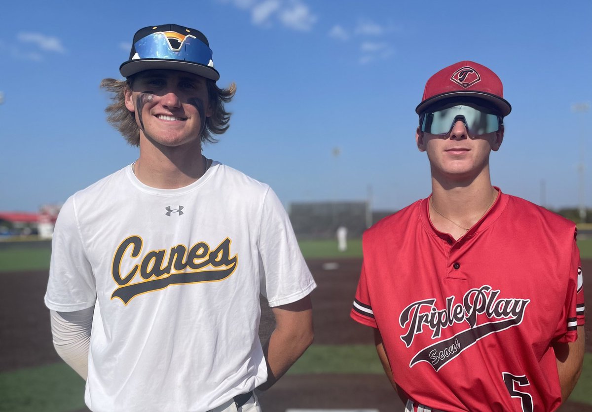 RBTournaments.com
10+ College Coach Showcase Tournament
 
Canes SW Acosta
🆚
Triple Play Scout

PoG: Canes Gage Belknap 2-3, 2B, RBI
Pacer Daniel 2-3, 3 RBI

34 straight college coach showcase tournaments with MORE colleges attending than promoted.

#RBTournaments