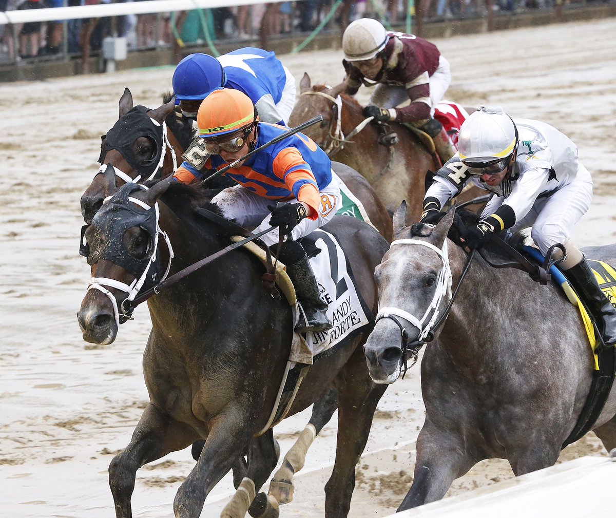 RealBackstretch's tweet photo. Forte battled down the stretch and survived a Steward's Inquiry to beat Saudi Crown at the wire in the 60th Running of the Jim Dandy Stakes for three year olds. @iradortiz was aboard Forte.
Congratulations ๐พ #TeamPletcher #TeamRepole https://t.co/WHARBIBXwn