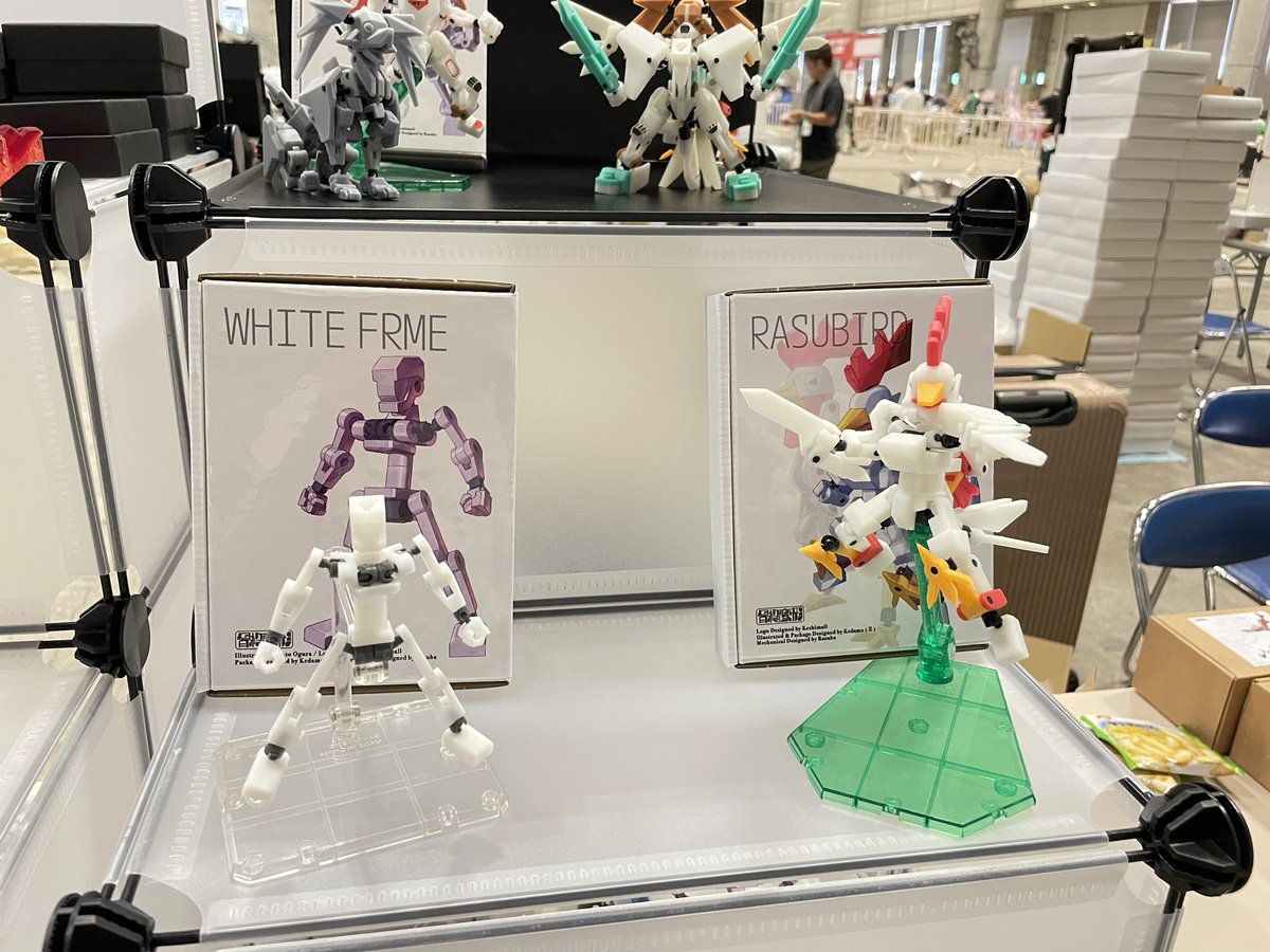 rasuba_1023's tweet image. 会場設営完了しました！
会場でお待ちしております！

#WS2023S
#WS2023夏
#スタルケルの変形玩具