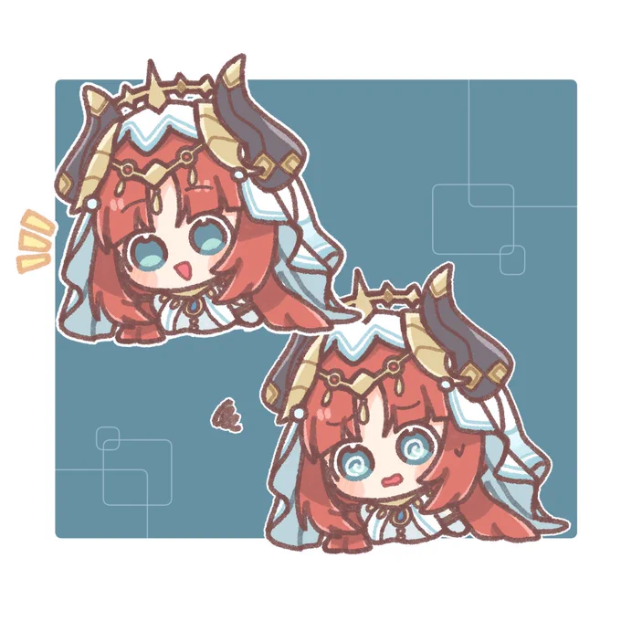 スタンプのニィロウ #原神 #GenshinImpact #Nilou