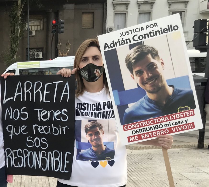 NORMAFARELO's tweet photo. @horaciorlarreta Por q  no cuenta los Derrumbes de Caba y la apropiación del colegio de sordos en Devoto para usarlo para cata de vinos. Y el  derrumbe  del edificio en q vivía mi hijo Adrián Continiello Farelo y lo enterraron 10 m bajo tierra Se ocupó q no se difunda. Me debe  la vida de mi hijo https://t.co/vKrg41DyMp