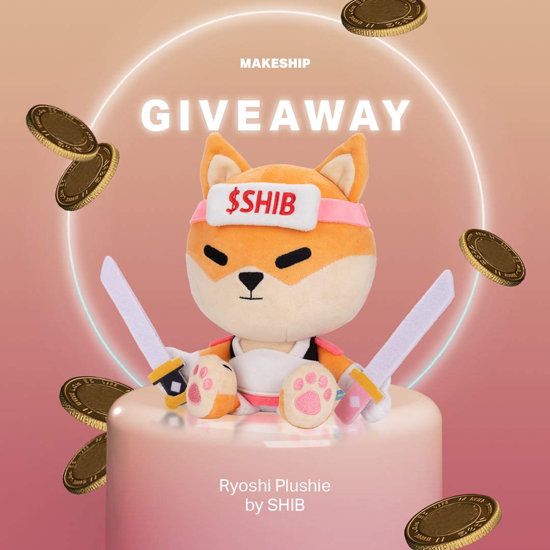 WagglesCG's tweet photo. It’s giveaway time! We’re giving you the chance to win 1 of 2 #Ryoshi #SHIB Plushies! 

Plushie launch will be Aug 4th. on https://t.co/hp7tyYtbhZ

How to enter?

Follow @makeship and @WagglesCG

Retweet this post https://t.co/urw3FPQlHD