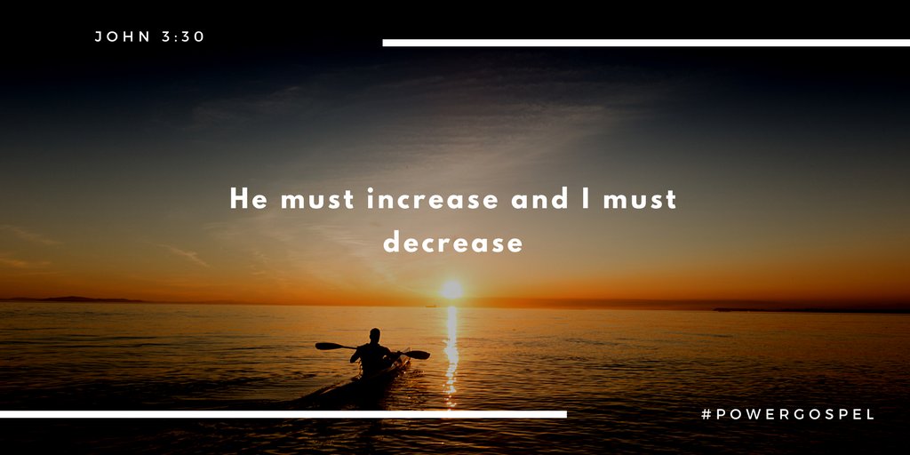 PhilHenryPG's tweet photo. #DivineMath; He must increase and I must decrease. #John 3:30 #GodisAll #PowerGospel https://t.co/fcvRcDnd1k