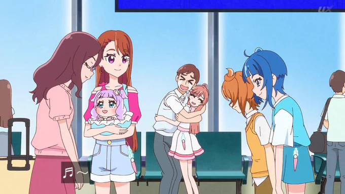 帰国後数分でまた海外に行く 忙しないましろん両親  #precure