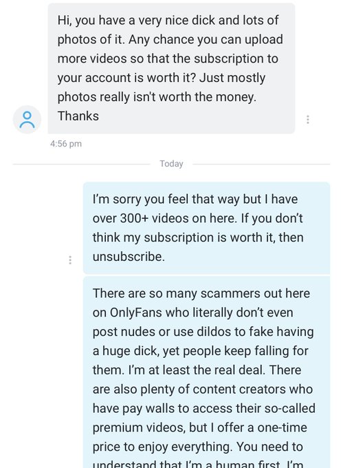 I&rsquo;m not normally one to call out fans, but this is the kind of 💩 message that makes my blood boil. If<a href="/tag/humpday"class="tags"><span>#humpday</span></a>