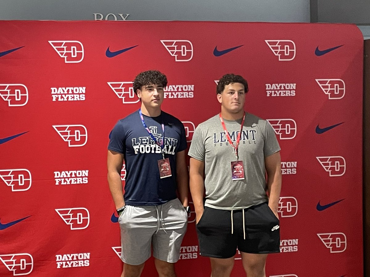 Had a great time at Dayton yesterday learning about the program and touring the school! Thank you for the invite @CoachSJohnson_ @lemont_football @williehayes47 @EDGYTIM @CoachBigPete @PrepRedzoneIL @MJ_NFLDraft