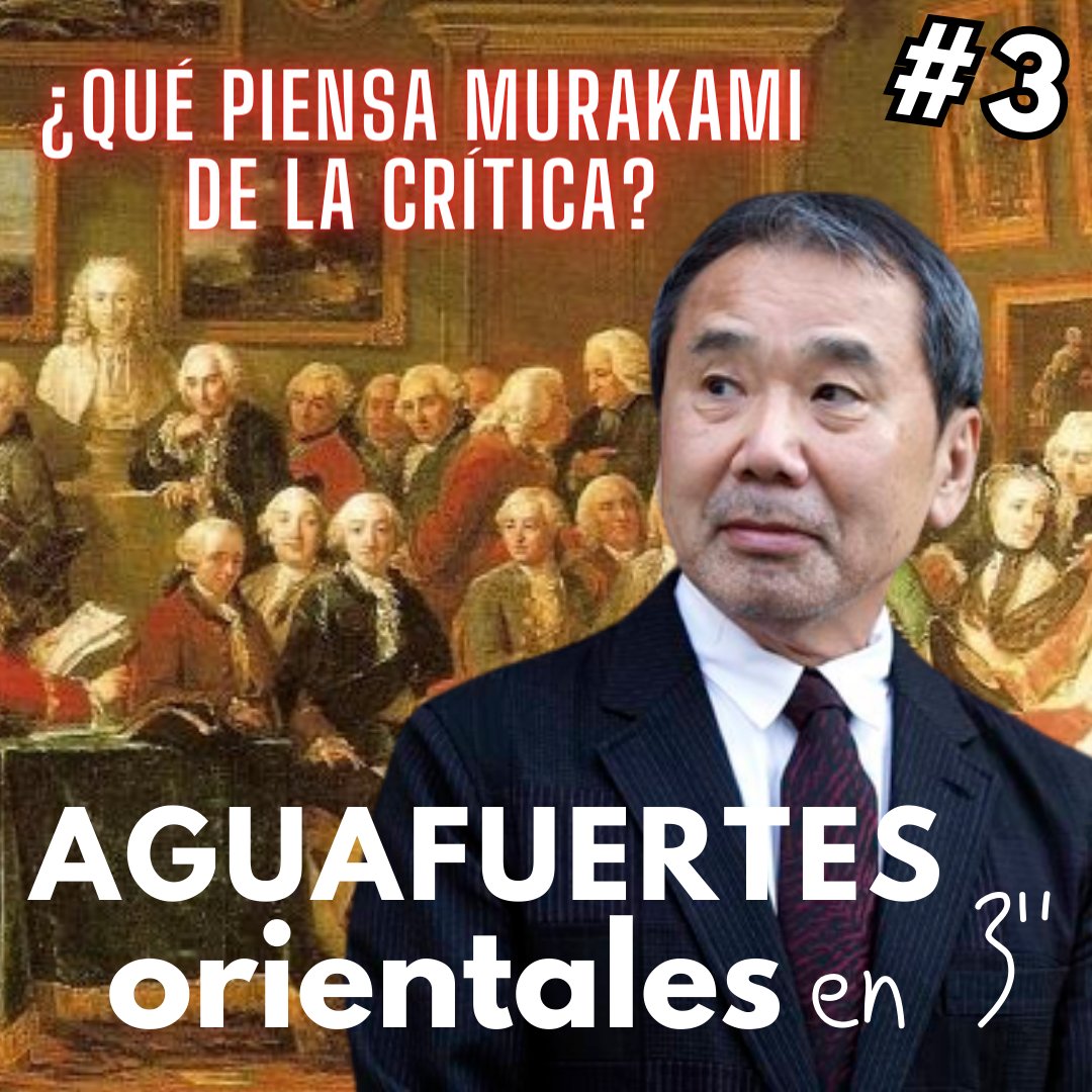 Tercer programa especial. Después de #Mishima, llega #Murakami. 3 minutos para habar de crítica literaria, establishment y círculos intelectuales... desde la vereda de Murakami.
📽️  youtu.be/eCVSZXd0deA