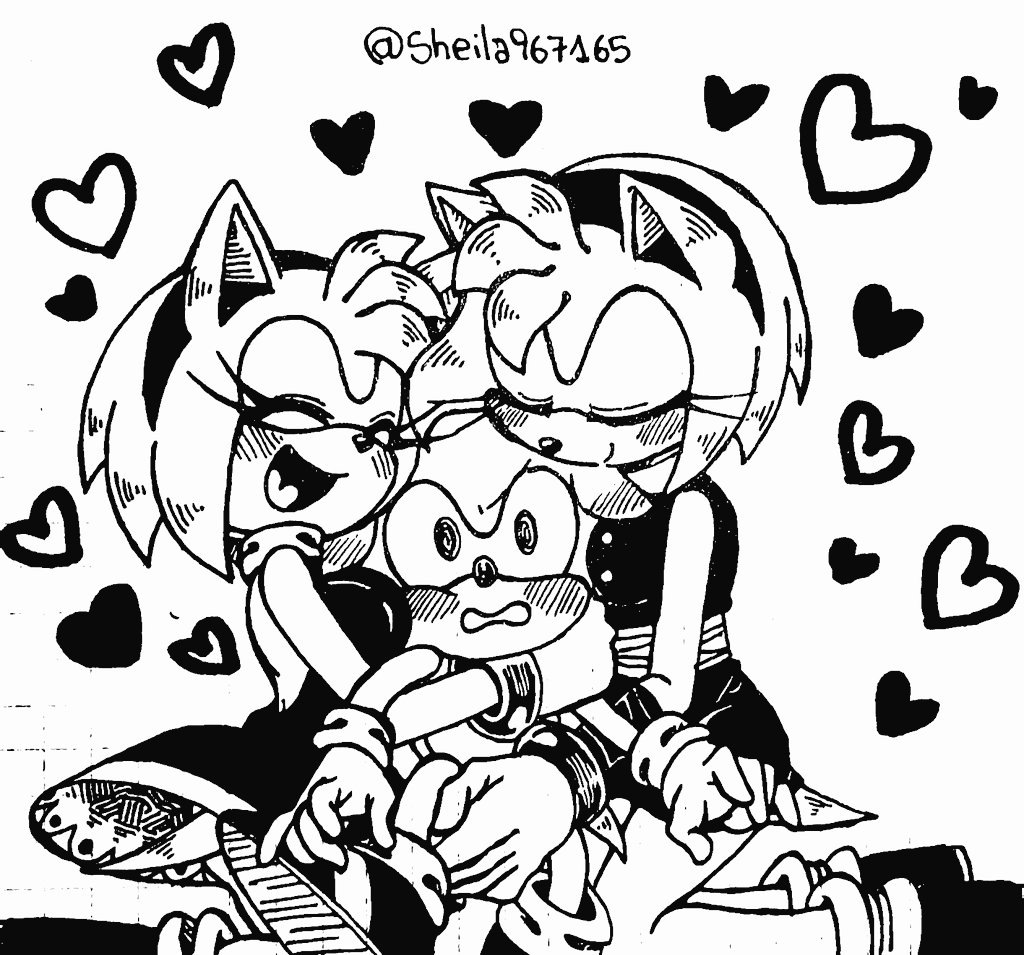 Daeream on X: Kiss! #SonicTheHedgehog #SonAmy