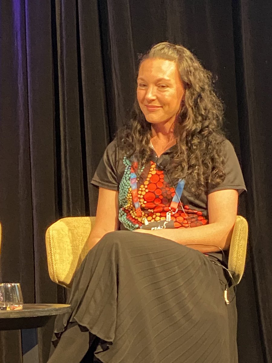 “If we can take the time to reflect on our own inherent biases we can make a difference”. Alice Nugent, from @NACCHOAustralia giving an impassioned plea to pharmacists to work with and learn from Aboriginal and Torres Strait Islander people.  #culturalsafety #PSA23SYD