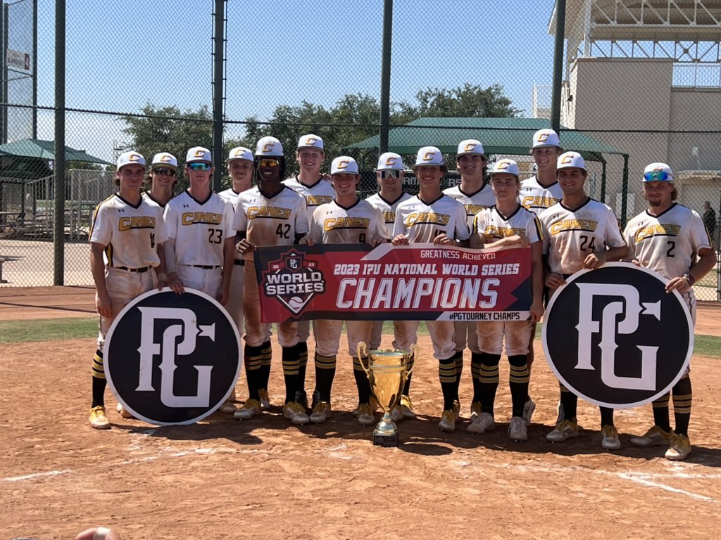 Proud of these boys! Not necessarily for winning a championship but for playing for the guy next to them and playing the right way! Hell of a way to finish up boys!!!🔥🔥🔥@CanesMidwest17 <a href="/TylerInge7/">Tyler Inge</a>