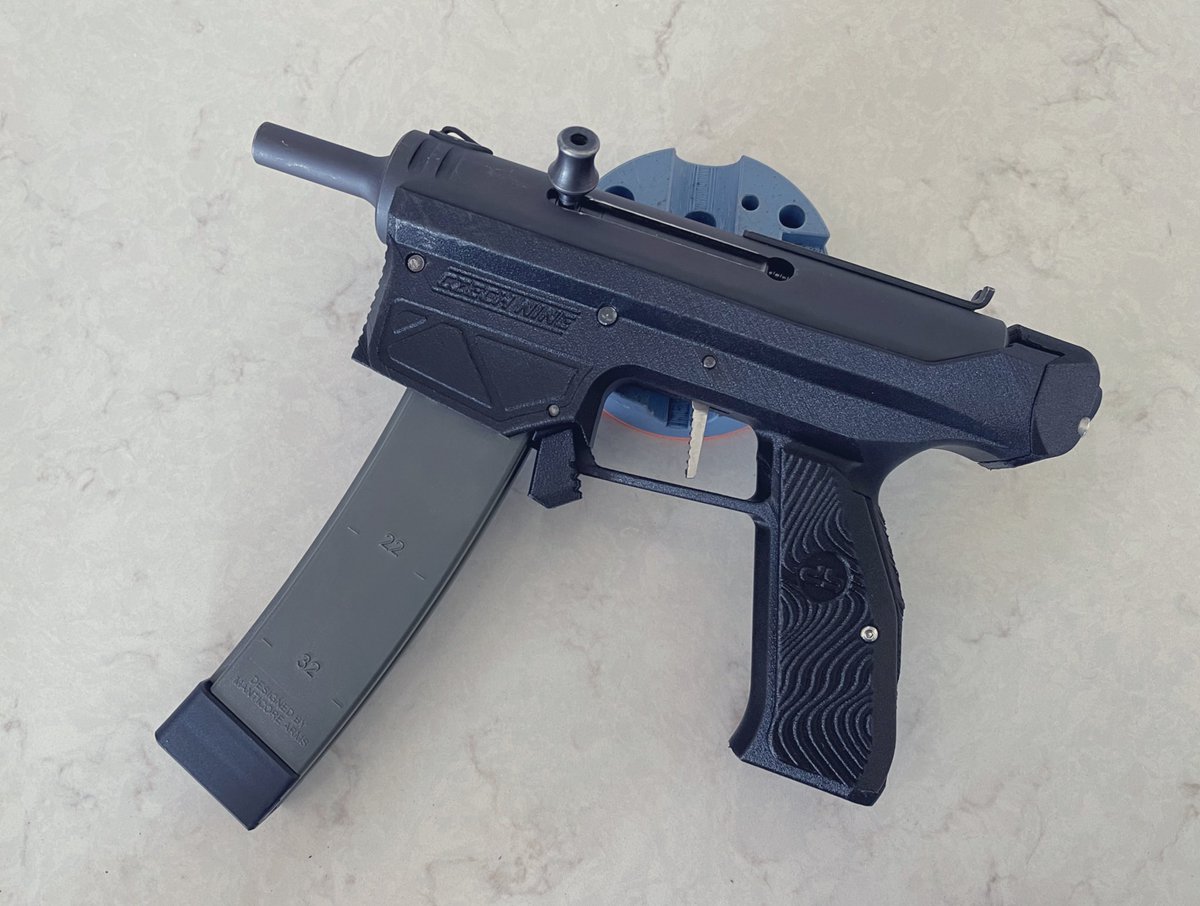 ArthurClaudeen's tweet image. Toob got the flat trigger treatment today. I’ve still got a few of these at dbdesignworks.com if you have a Tec-9 you wanna mod a little bit! #tec9 #intratec