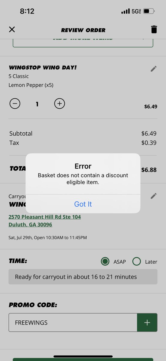 frantasfreckle's tweet photo. @wingstop whats wrong? https://t.co/A2zc64bHOn