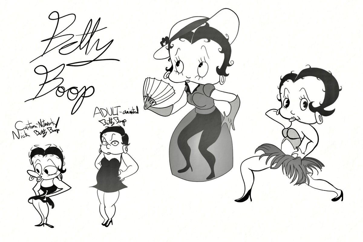 On model Betty Boop @fleischertoons #BettyBoop #FleischerStudios