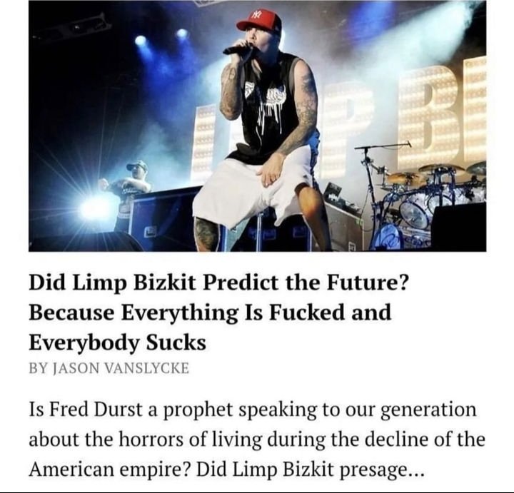 I mean they're not wrong