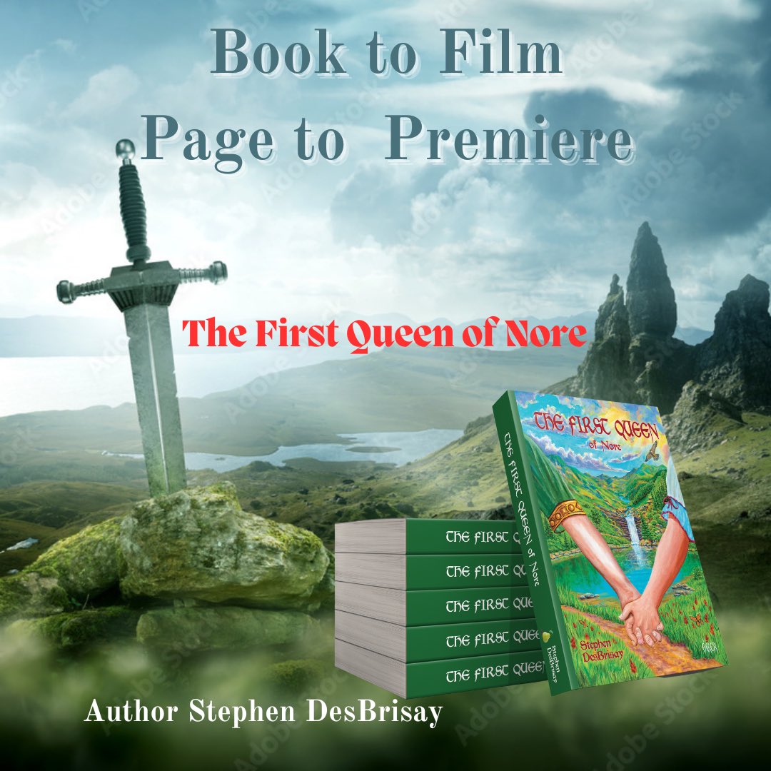 Book adaptations to film or series are in demand now more than ever. News coming soon regarding The First Queen of Nore by author Stephen DesBrisay. #booktofilm #bookadaptations #fantasy #thefirstqueenofnore