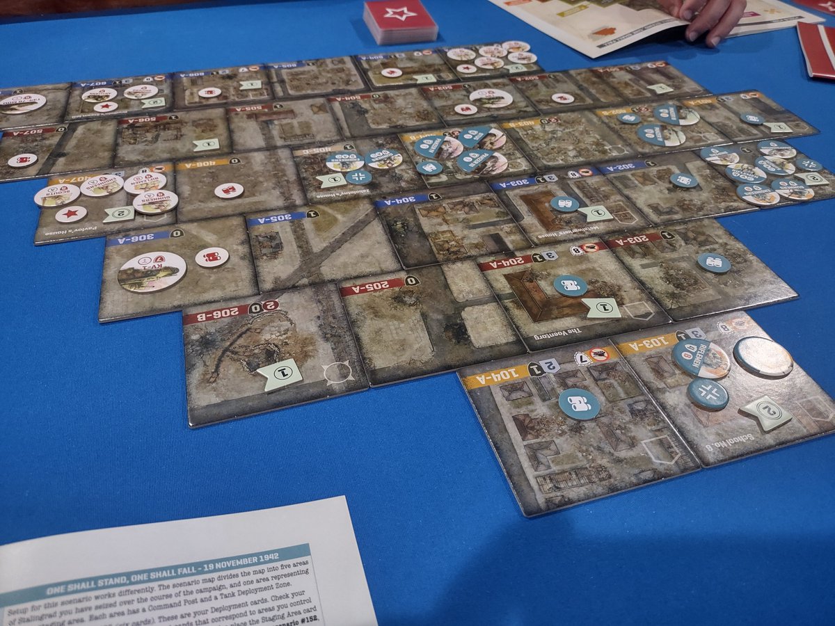 MrMikeAdams's tweet photo. In the end, my plucky Germans fell to the Soviets in game 15 of Undaunted Stalingrad. It was a great campaign. I was leading through much of the final battle, but in the end it was too much. Beautifully done, @trevormbenjamin @djackthompson @ospreygam https://t.co/yIOccnCxAD