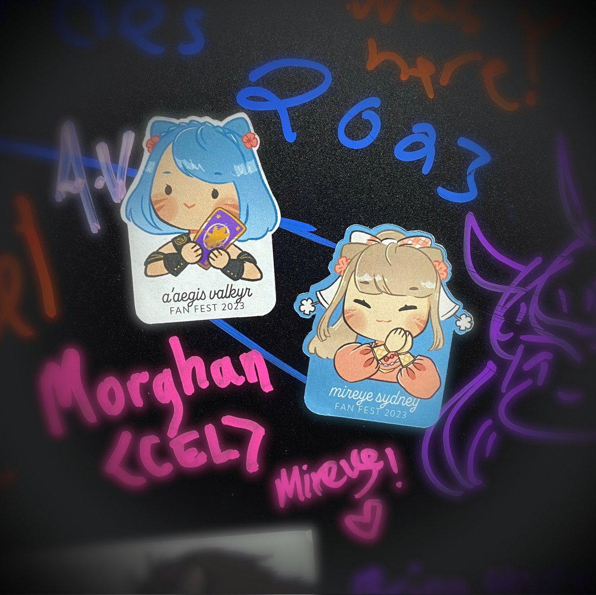 AegisVS's tweet photo. best frens #FanFest2023 https://t.co/ZNpSaincJr