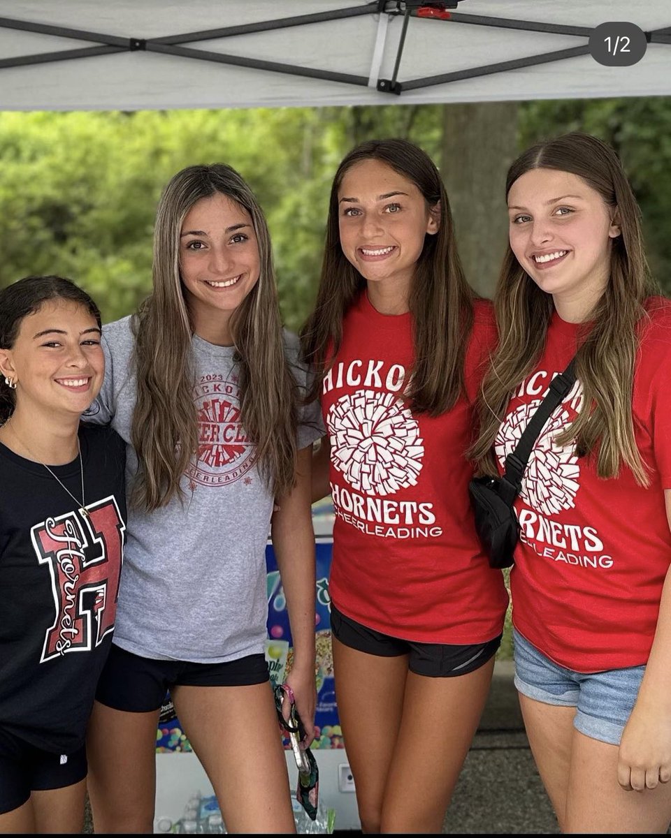 CheerHsd's tweet photo. We’re almost done for today but be sure to come see our competition team at Hermitage Arts Fest tomorrow from 11-4:00! Come out and support the ! They will be selling water and tasty dippin dots ❤️🖤 @HSD_Athletics https://t.co/0qLQ59Ay5j