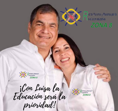 RedMaestrosZ8's tweet photo. Con @LuisaGonzalezEc  la educación volverá a ser la prioridad.
@WilmerSantacru3 
@BosquezHZ8 
@joelzambranove1 https://t.co/7j6AAW9O8E