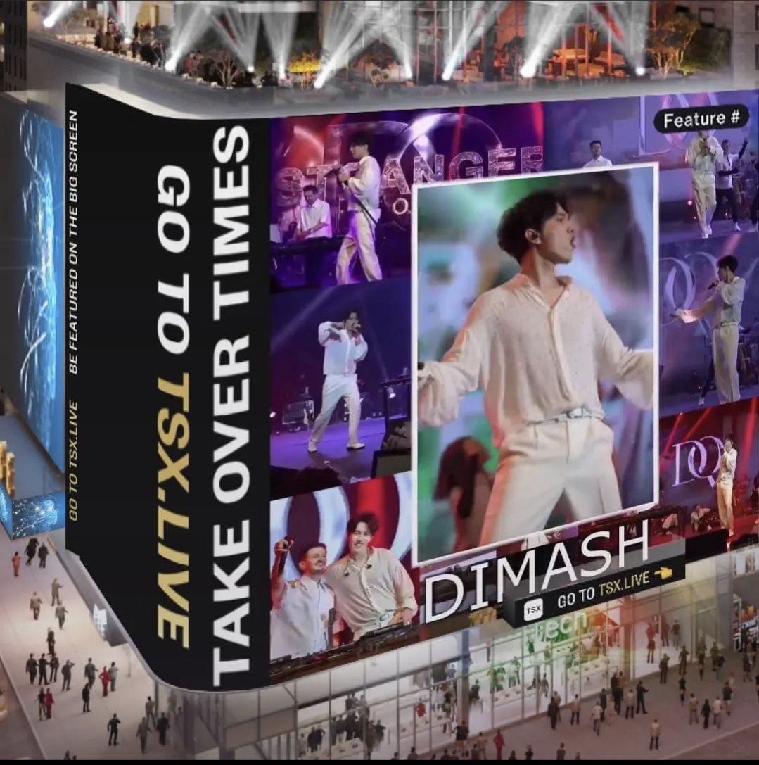 DearsMalaysian's tweet photo. 💃@dimash_official new song 'Weekend' wthDJ Burak Yeter will be shown on TSX screen in #newyorktimessquare on 30 July 2023, 9.50pm (ET)/ 31 July 2023, 9.50am (MYS)
https://t.co/kv0cmsfXyT
#dimashmalaysiandears
#DiSayang
#malaysiandearslovedimash
#dimash #DimashQudaibergen https://t.co/1QRR7LtBYE