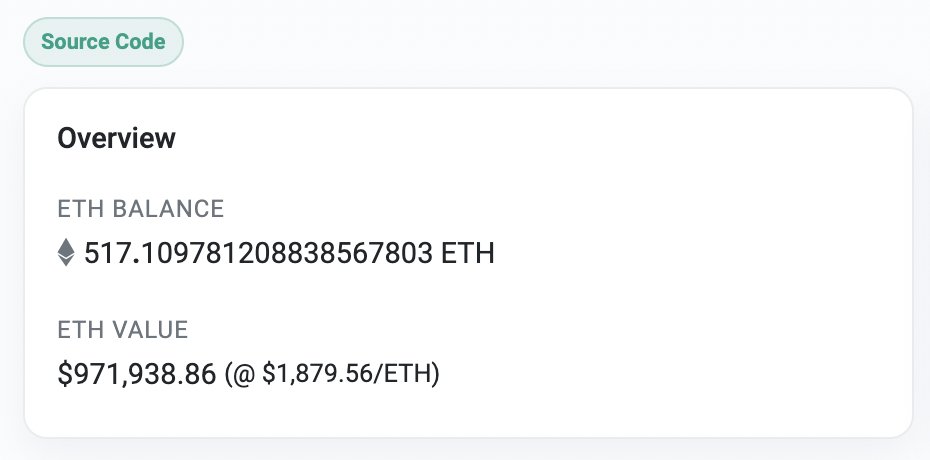 Legendary.  No other words.  500+ eth in three hours.