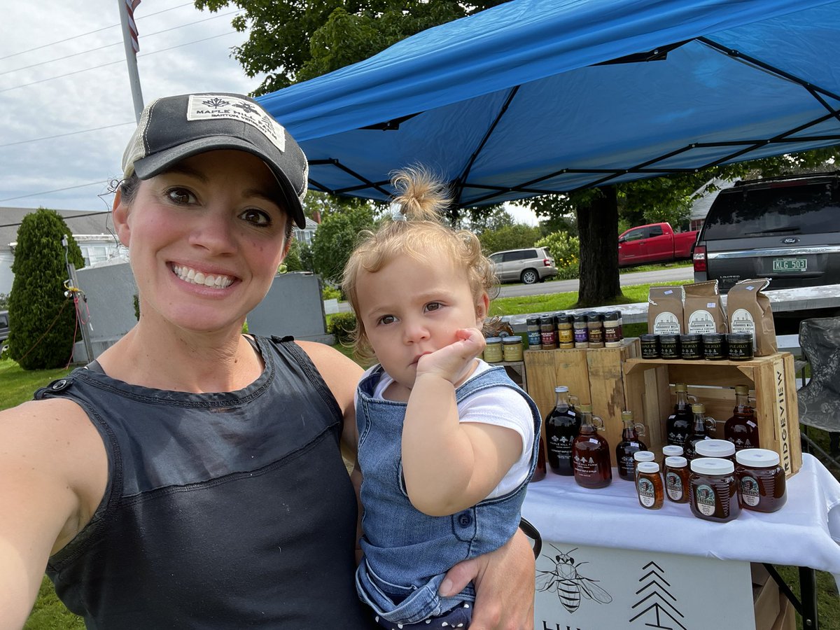 Great turnout at the Craftsbury Farmers Market today! #FreshEats #Maple