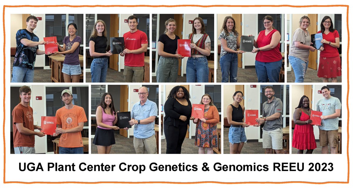 So proud of our CGGv2 REEU Fellows. Thanks to their junior & faculty mentors and lab members for making this a great experience for all! @USDA_NIFA @PlantCenterUGA @marintalbrew @UGAResearch