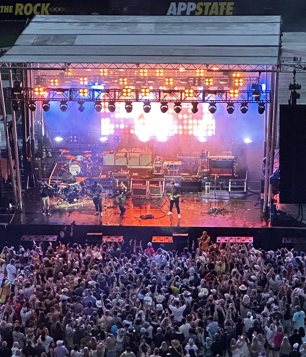 A little rain won't hold us back! Thanks to everyone for your patience- the show is already worth the wait!