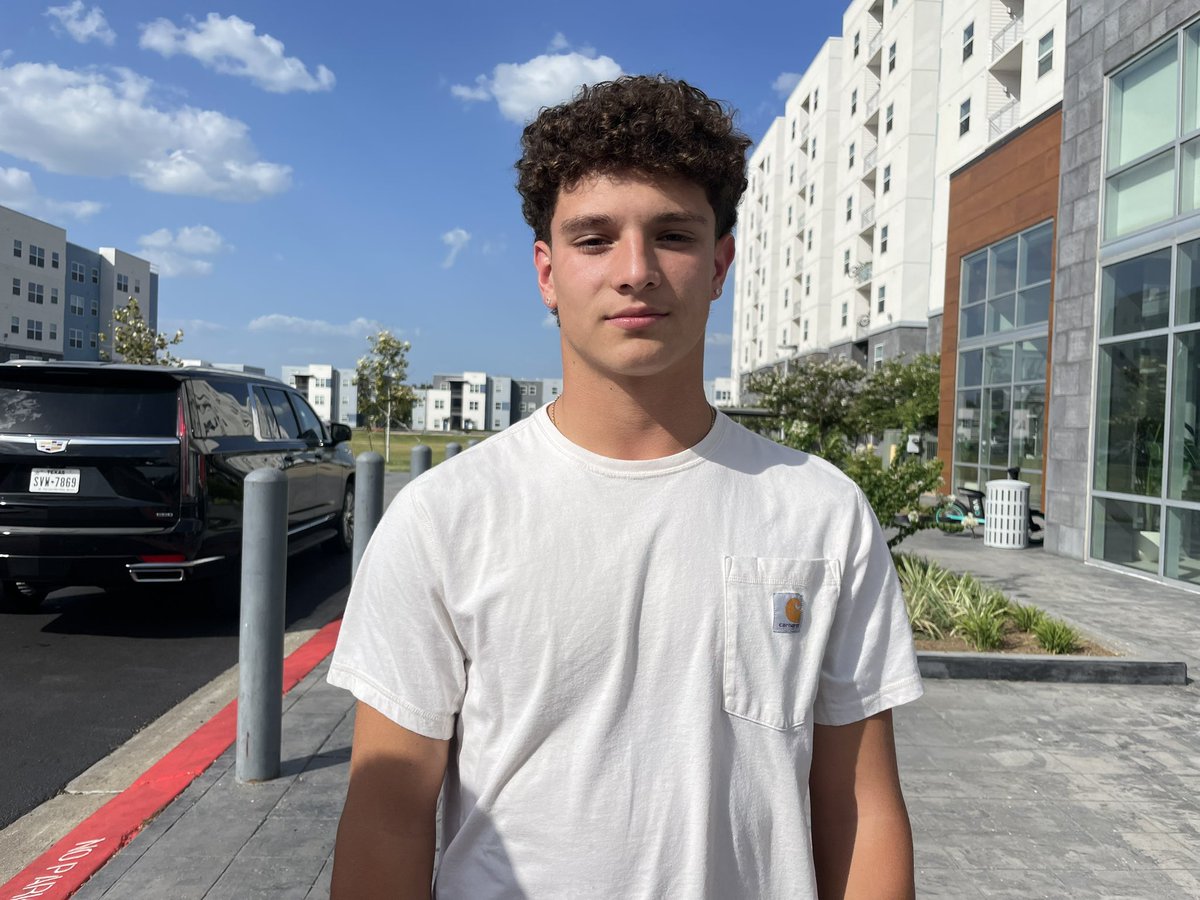 Jason_Howell's tweet photo. Elmhurst (IL) Immaculate Conception making its presence felt in Aggieland 

2024 TE and Texas A&amp;M commit Eric Karner
2024 standout QB Dennis Mandala https://t.co/nfx1umLiZP