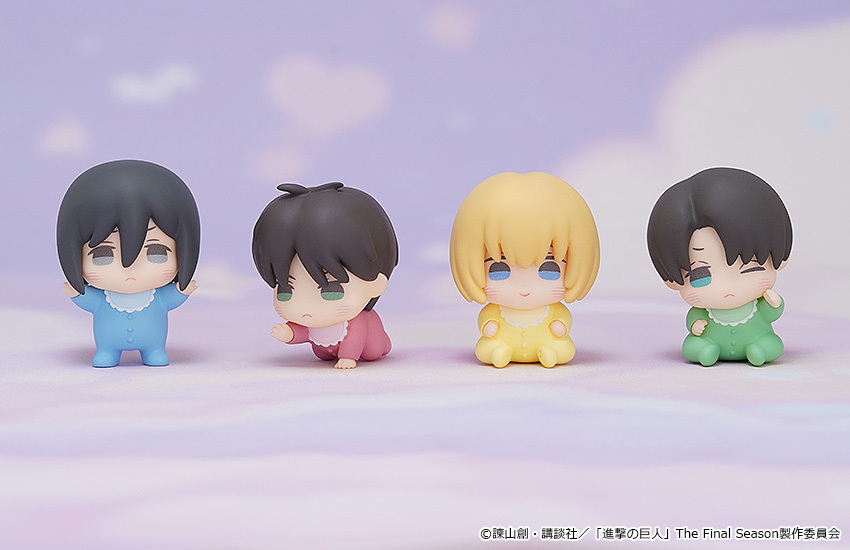 🍼┈┈┈┈┈┈┈┈🤍

　あかたんず 
　　　　#進撃の巨人

🤍┈┈┈┈┈┈┈┈🍼

全高：約40～50mmの”あかちゃん姿”デフォルメフィギュア〈＃あかたんず〉✨
彩色原型初公開です！

▶goodsmile.link/3Y7THx5

#進撃の巨人 #shingeki
#ワンホビ37 #WF2023s #goodsmile