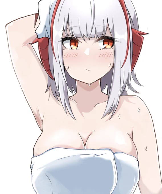 シャワー後W