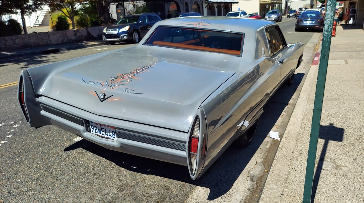 Spotted in California wine country: Custom 1967 Cadillac Coupe de Ville