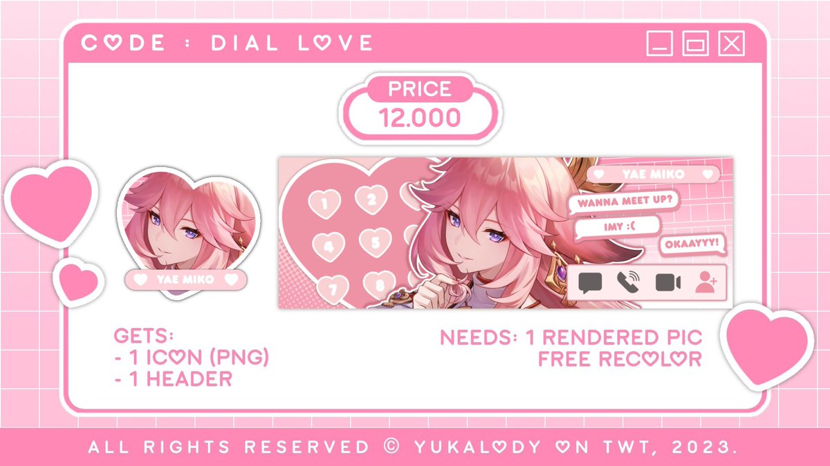#zonauang rts are super appreciated!thank youu

haii! aku ada ready layout 2d seharga 12k/ea aja nihh! Bisa ditake jam 19:00 WIB or with book fee +2k. knock my DM &amp; ayoo jajann <3