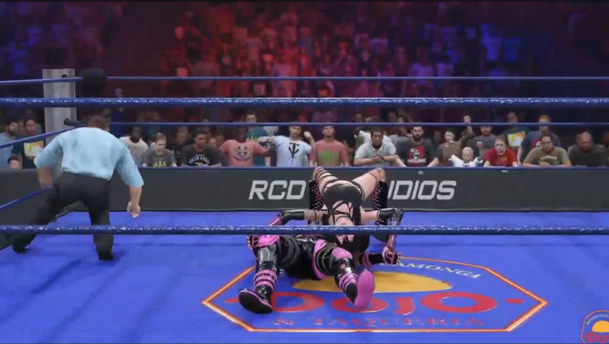 velvetdovelyn's tweet photo. I was just minding my own business making oragami out of lettuce at the #RCDT Dojo when I heard my name called. I didn't even know I was wrestling last night. But it was a lot of fun wrestling Rusla. And I even won! https://t.co/TQDNmfr2d8