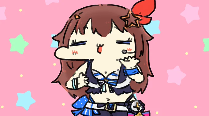 朝から元気出るリレーだー('◇')ゞ #ホロサマ歌枠リレー  #soraArt