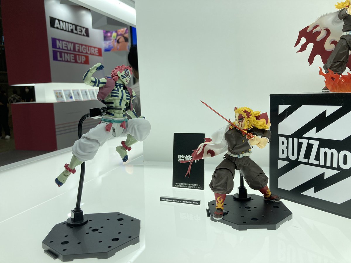aniplex_plus's tweet photo. 【🌞#WF2023S 展示情報🏝】

『BUZZmod. 煉󠄁獄杏寿郎』が
バージョンアップして登場🔥

「BUZZmod. 煉󠄁獄杏寿郎 Ver2.」が予約受付開始🎉

"羽織の可動布化""新規表情パーツ"などが加わった
新たな炎柱をご覧ください👀

▼詳細はこちら
https://t.co/uhKuzqiwx6
🚚7/31まで送料無料🚚
#鬼滅の刃 https://t.co/VylaBYXEj6