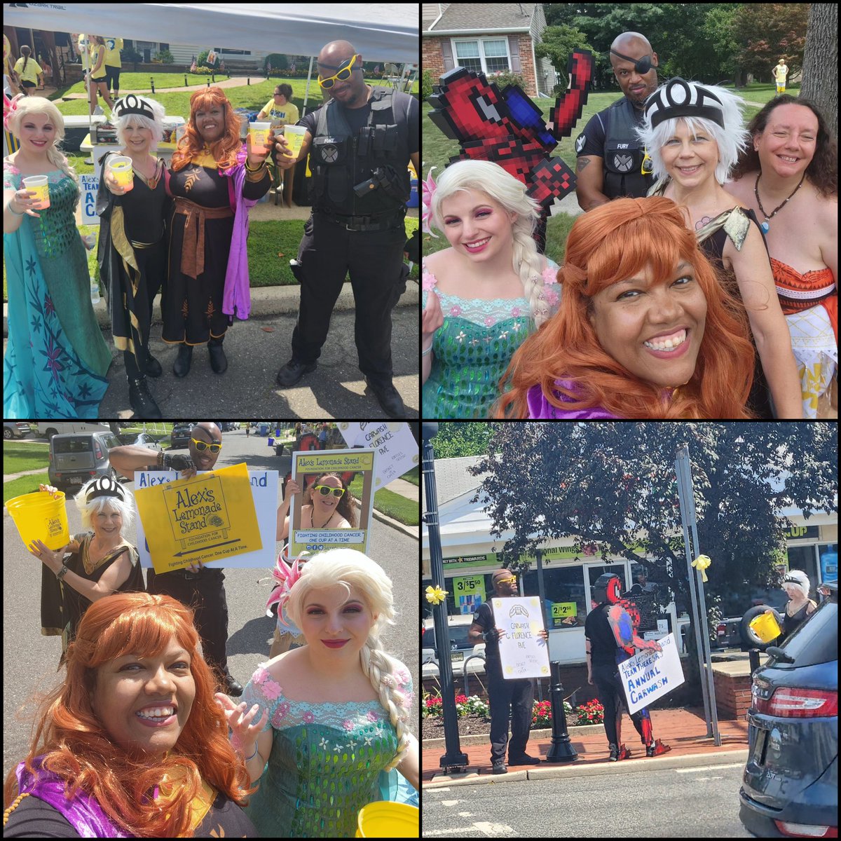 Cheers to the weekend and to <a href="/TeamTheresa/">Team Theresa</a> for another amazing fundraising event for @alexslemonade 

#phillyavengers #philadelphiaavengers #cosplayforacause #withgreatcosplaycomesgreatresponsibility #alexslemonadestand