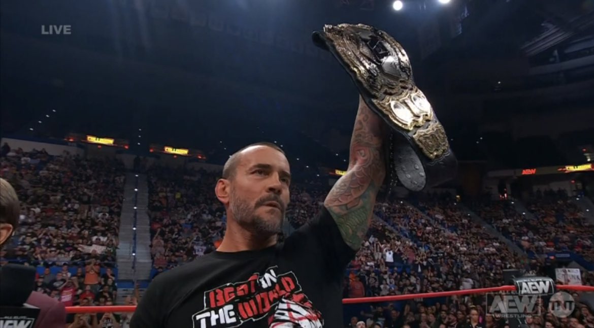 SettersNick's tweet photo. THE REAL CHAMP #operationbattlecry #AEWCollision @Indigo_Uchiha @ThatWreslindude @JD_Ultra https://t.co/8l9xPDildl