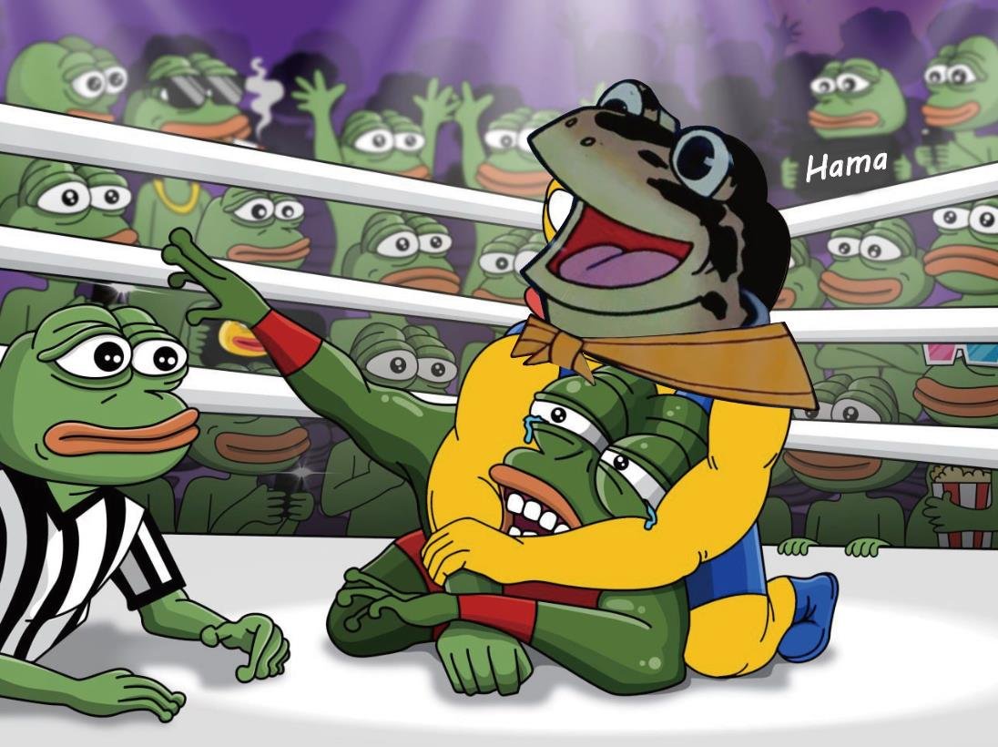 hamajing_erc20's tweet photo. HAMA MEME CREATION COMPETITION:

Each winner will win 20$ worth $HAMA, the total will be 20 winners:

1. create a meme picture/voice/video about $HAMA
2. post your creativity under this tweet.
3. RT with your address

I will click "like" if you win the competition.

Let's go $HAMA.