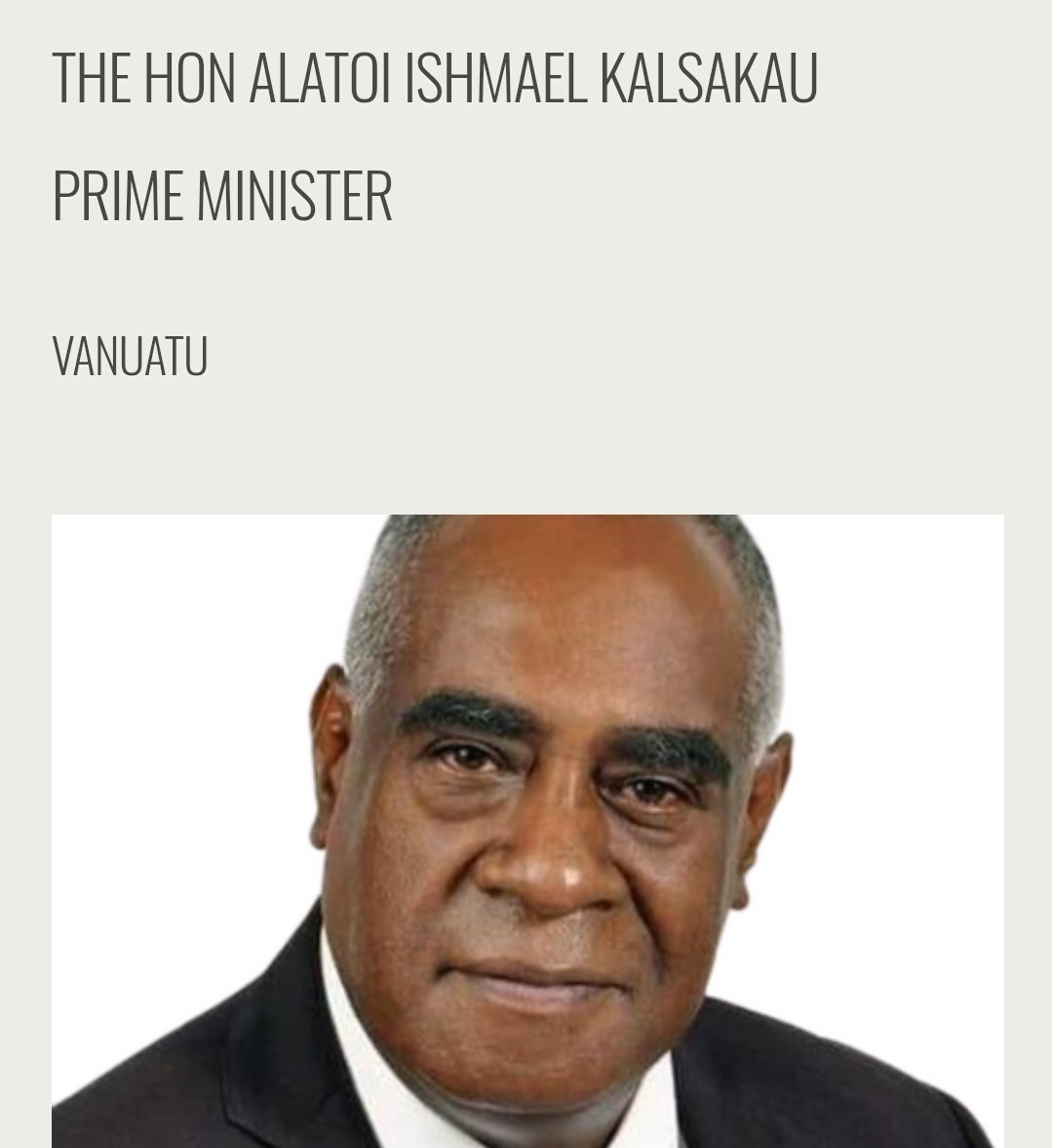 Vanuatu's Prime Minister Hon. Ishmael Kalsakau, in his official Independence day speech emphasis  on maintaining our Melanesian culture and tradition from Fiji to West Papua. Happy 43 Independence Vanuatu.