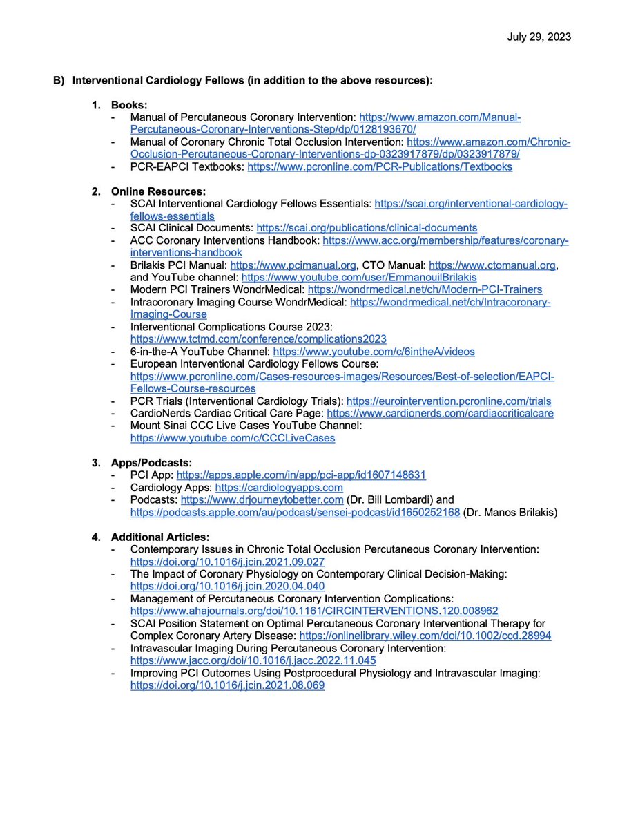 agtruesdell's tweet photo. 👍Educational Resources for General and Interventional Cardiology Fellows in the Cardiac Catheterization Lab: 2023 update led by @MarwanSaadMD👉: https://t.co/5VlKI8oJ5J… https://t.co/S05Tq70HUp