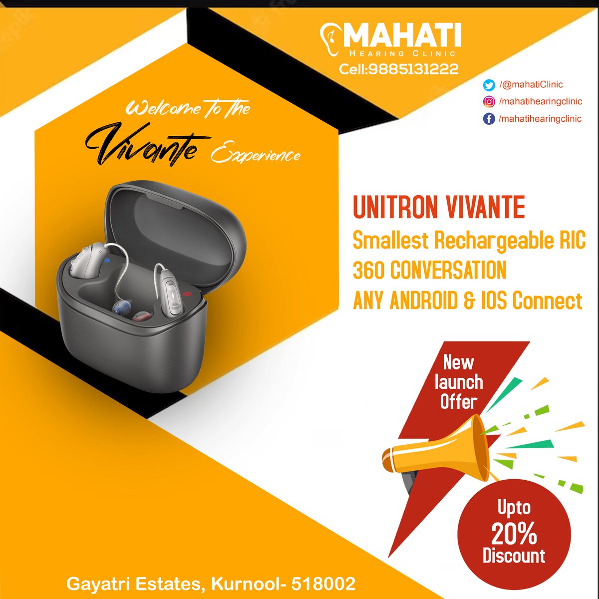 MahatiClinic's tweet image. #unitron #vivante #newlaunch