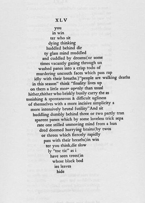 Een #kortgedicht gedicht van E. E.