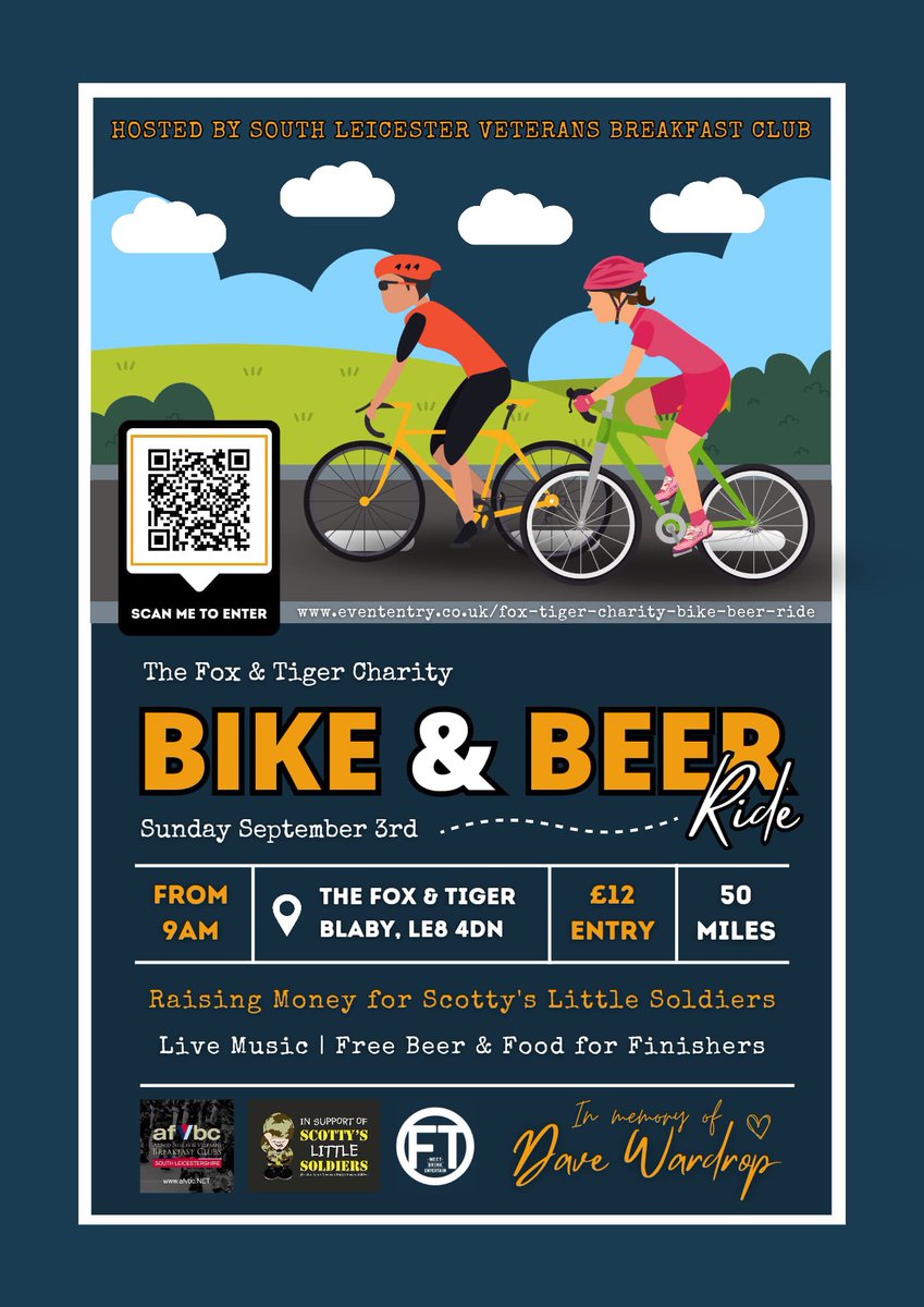Cyclists of Twitter. Please share this event which is raising money for a great cause, in memory of a great #Veteran who sadly lost his battle with #PTSD last year. <a href="/UKCycleChat/">UKCycleChat™</a> <a href="/UkTriChat/">UKTriChat™️</a> <a href="/cyclingweekly/">Cycling Weekly</a> <a href="/220Triathlon/">220 Triathlon</a>