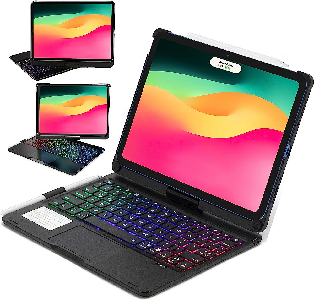 Divulgish's tweet photo. KVAGO Keyboard Case for iPad Air 5th/4th Gen 2022/2020, iPad Pro 11 inch!
Unleash productivity with its sleek design, backlit keys, and seamless Bluetooth connectivity.
Elevate your iPad experience now! π
https://t.co/TDAFs1MRQX
#KVAGO #iPadKeyboardCase #TechSavvy https://t.co/A5oux8Ap9y