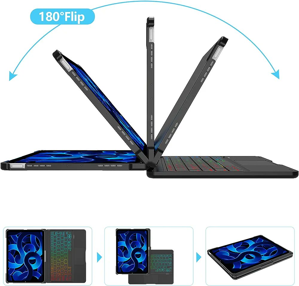 Divulgish's tweet photo. KVAGO Keyboard Case for iPad Air 5th/4th Gen 2022/2020, iPad Pro 11 inch!
Unleash productivity with its sleek design, backlit keys, and seamless Bluetooth connectivity.
Elevate your iPad experience now! π
https://t.co/TDAFs1MRQX
#KVAGO #iPadKeyboardCase #TechSavvy https://t.co/A5oux8Ap9y