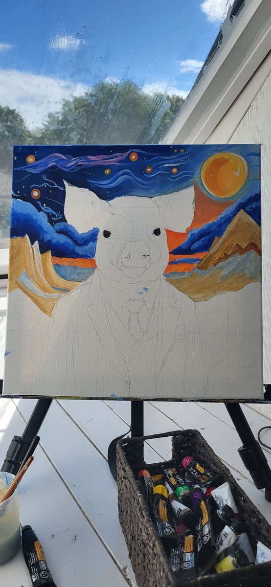 Rebsie1998's tweet photo. More work done on Mr Piggy https://t.co/2M4C5YvVZc