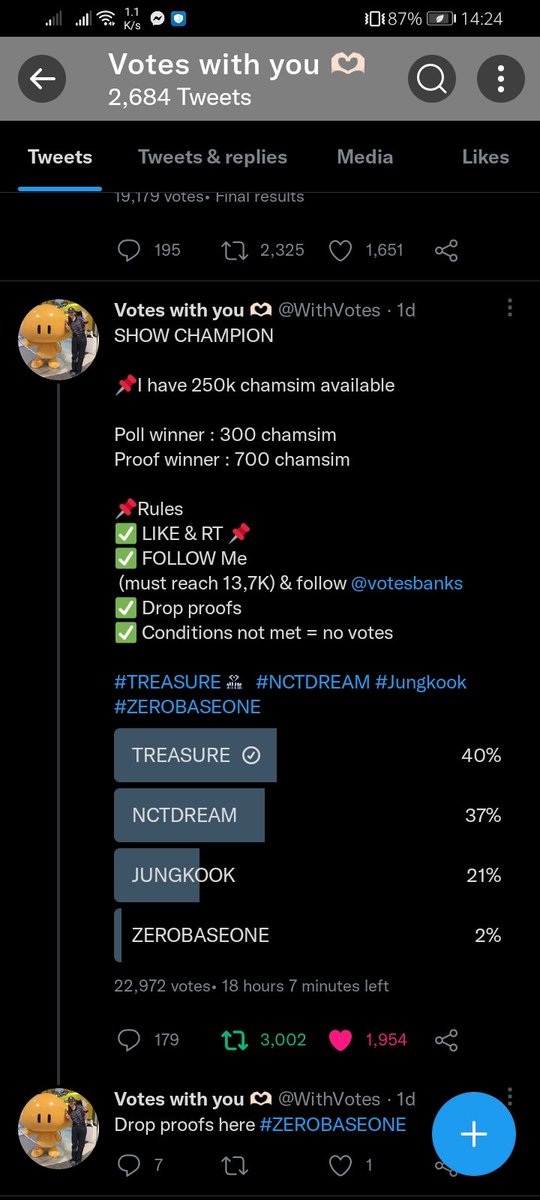 s0_mdy's tweet photo. @WithVotes For #TREASURE https://t.co/gRtyfmPseS