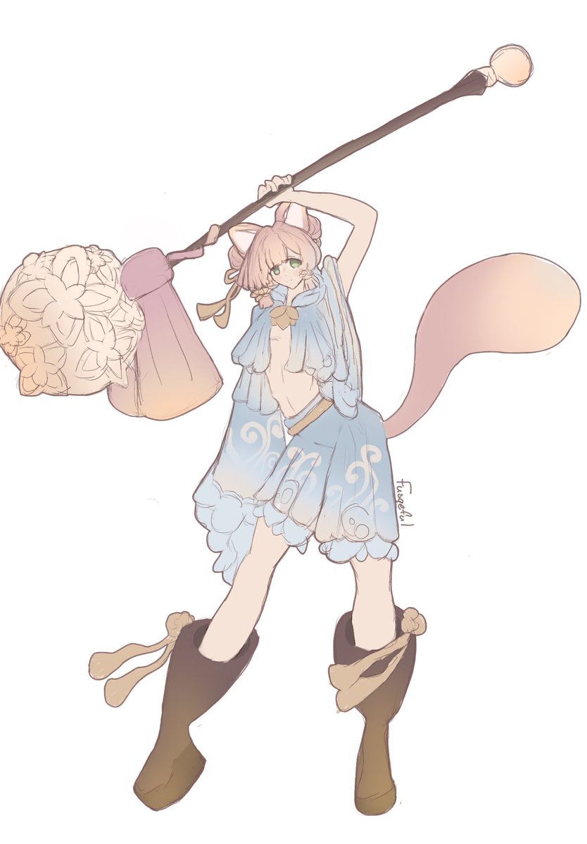 fusqeful's tweet photo. 🐼🪷 #ocart #digitalart #characterdesign https://t.co/rRYhid5yMc