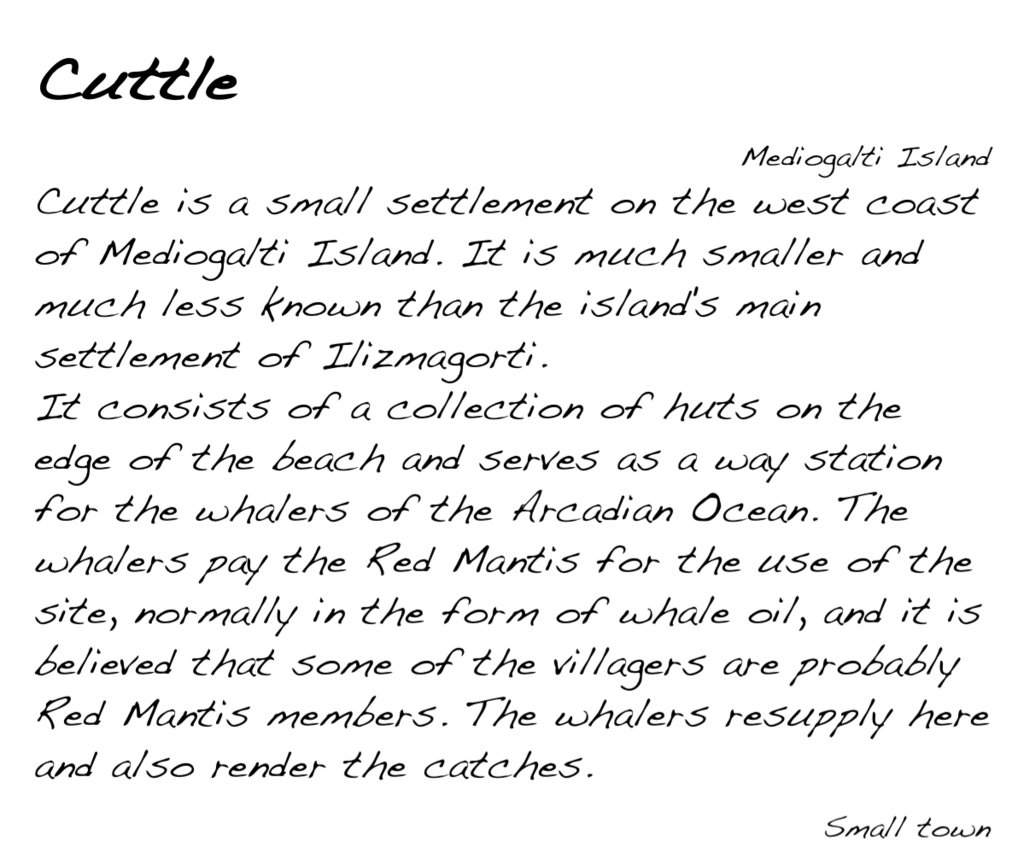 GolarionToday's tweet photo. Cuttle, Mediogalti Island
https://t.co/Gd6P39AWrC
#Cuttle #MediogaltiIsland https://t.co/947l090GcC